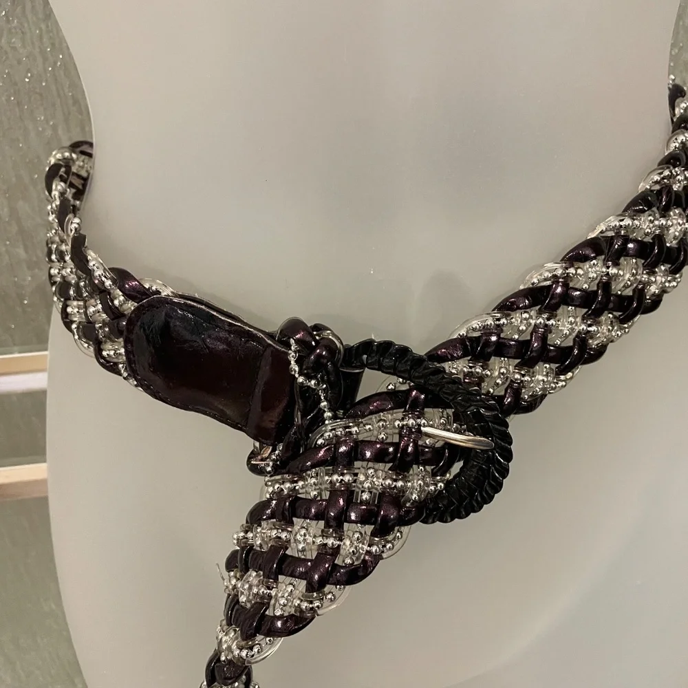 Vintage women’s braided  belt - Picture 2 of 2